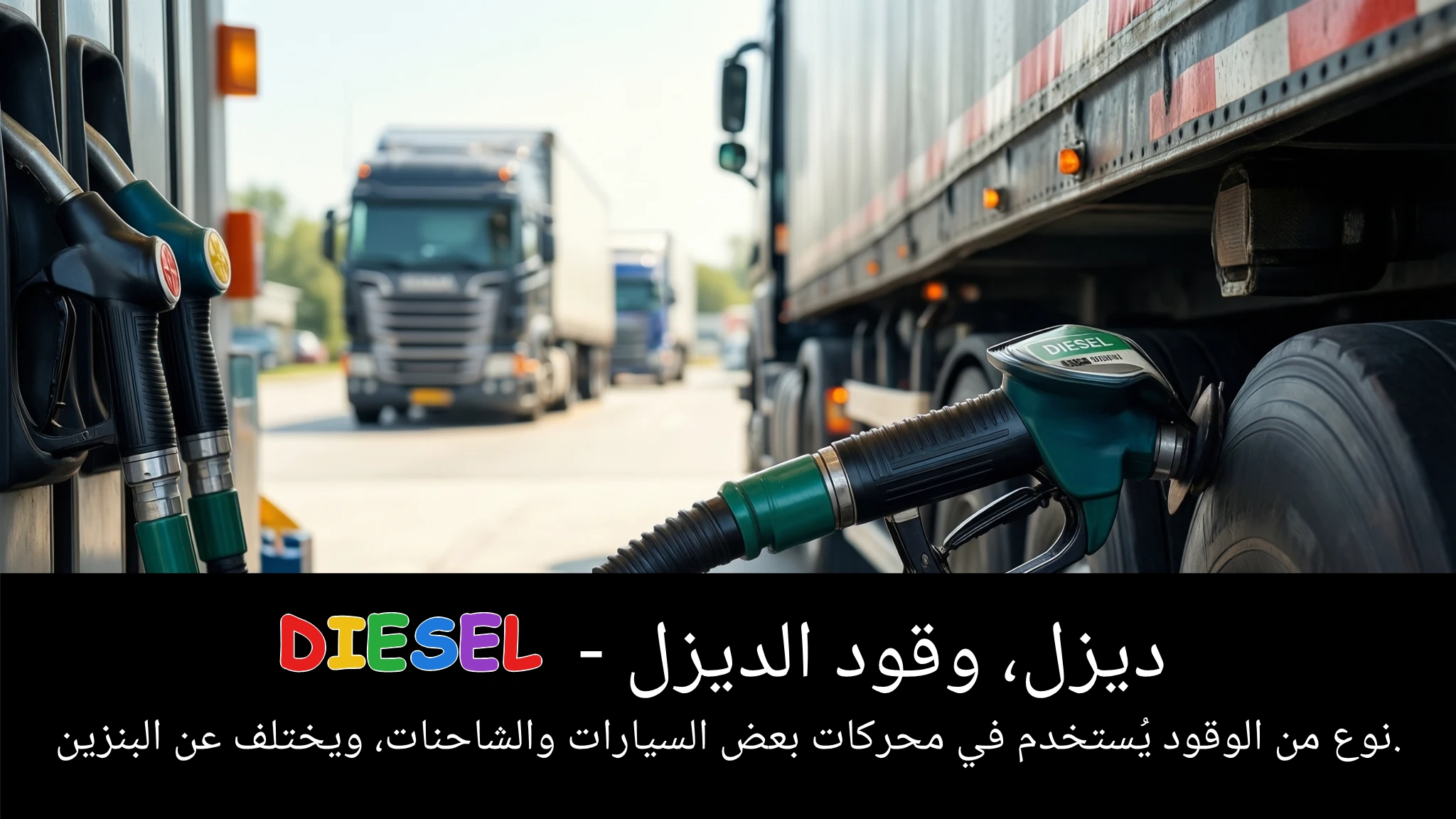 Arabic Illustration for diesel